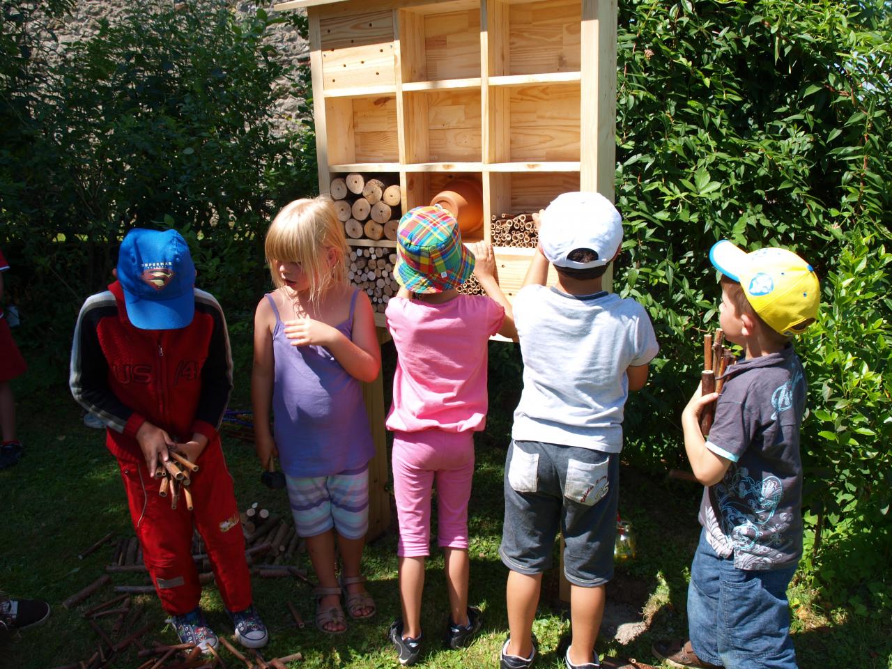 hotel à insectes enfants